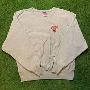 Vintage Wisconsin Badgers Champion Crewneck